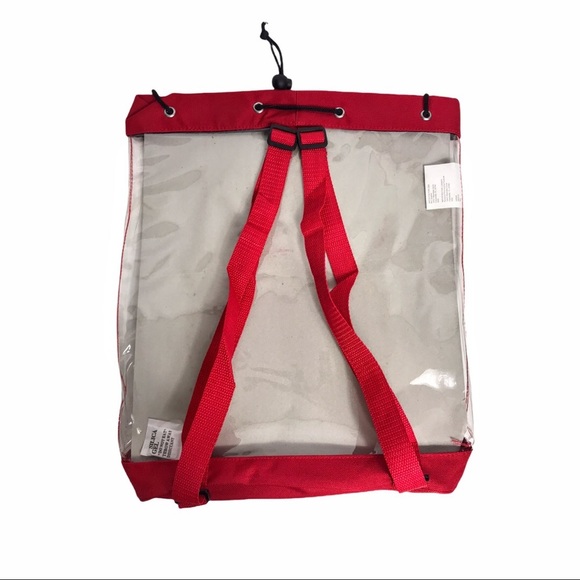 NWT Wisconsin Game Day Clear Backpack - Picture 4 of 10